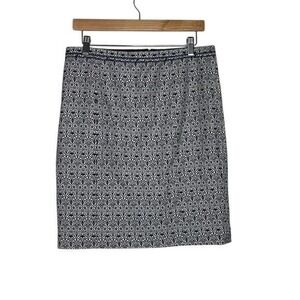 Tory Burch Women's Heidi Pencil Skirt Size 6‎ Blue